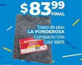 Diarco Trapo de Piso La Ponderosa oferta