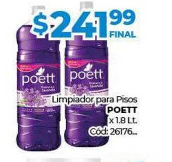 Diarco Limpiador para Pisos Poett oferta