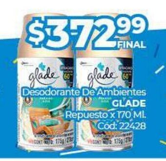Diarco Desodorante de Ambientes Glade oferta