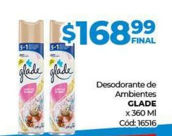 Diarco Desodorante de Ambientes Glade oferta