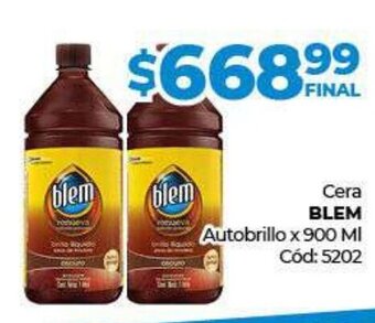 Diarco Cera Blem oferta