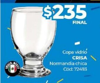 Diarco Copa Vidrio Crisa oferta