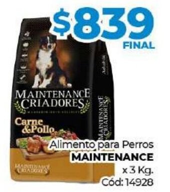 Diarco Alimento Para Perros Maintenance oferta