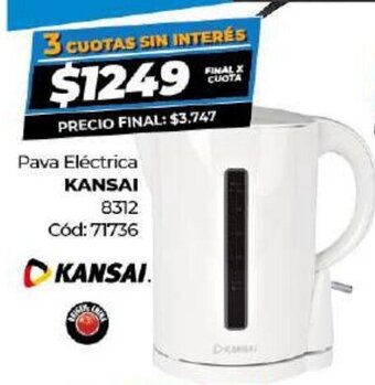 Diarco Pava Eléctrica Kansai oferta