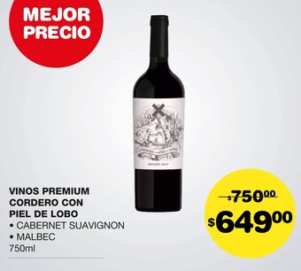 Atomo Conviene Vinos Premium Cordero Con Piel De Lobo oferta
