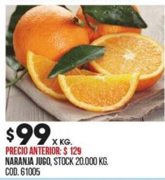 Coto Naranja Jugo oferta