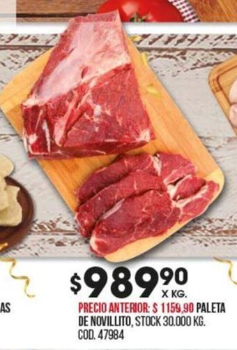 Coto Paleta de Novillito oferta