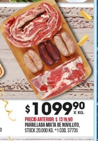 Coto Parrillada Mixta De Novillito oferta