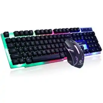 Frávega Combo mouse y teclado gamer rgb gtx300 oferta