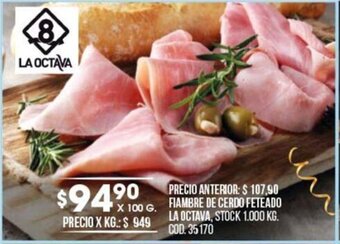Coto Fiambre de Cerdo Feteado La Octava oferta