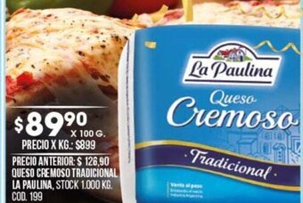 Coto Queso Cremoso Tradicional La Paulina oferta