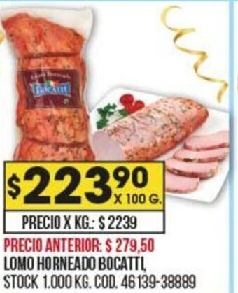 Coto Lomo Horneado Bocatti oferta
