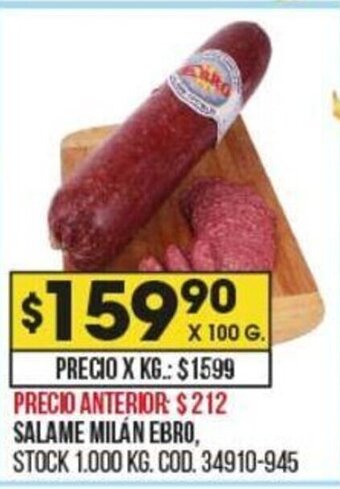 Coto Salame Milán Ebro oferta