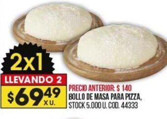 Coto Bollo de Masa Para Pizza oferta
