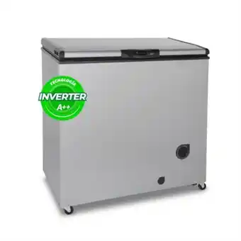 Castillo Hogar Freezer inelro fih270p inverter 215 litros gris plata oferta