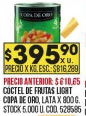 Coto Cóctel de Frutas Light Copa de Oro oferta