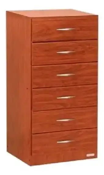 Castillo Hogar Chifonier platinum 6 cajones cedro (920) oferta