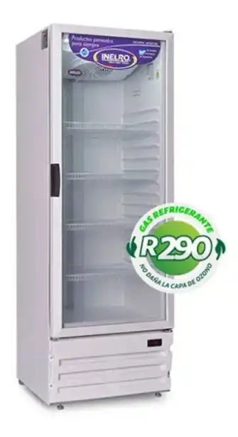 Castillo Hogar Exhibidora vertical inelro mt-380 390lts. oferta