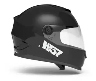 Castillo Hogar Casco para moto halcon h5nl32 h57 negro talle l oferta