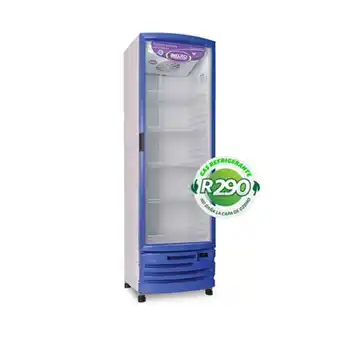 Exhibidora vertical inelro mt-17 bc 470lts.