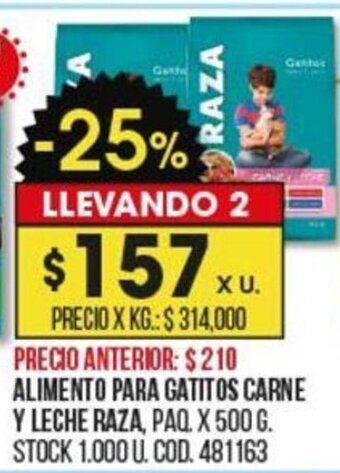 Coto Alimento Para Gatitos Carne Y Leche Raza oferta