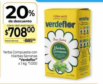 La Anonima Yerba compuesta con hierbas serranas oferta