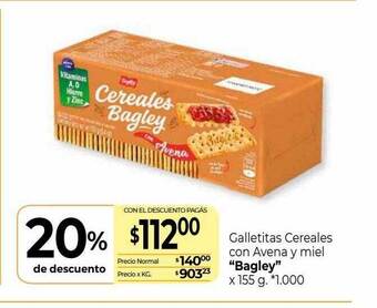La Anonima Galletitas cereales con avena y miel oferta