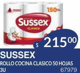Masivos Sussex rollo cocina clasico oferta