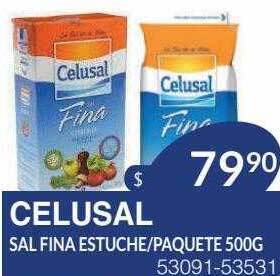 Masivos Celusal sal fina estuche paquete oferta