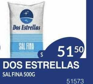 Masivos Dos estrellas sal fina oferta
