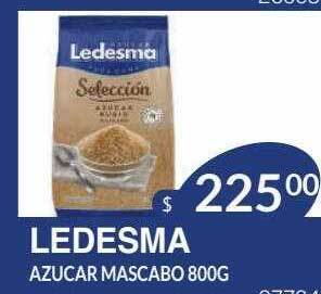 Masivos Ledesma azucar mascabo oferta
