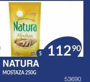 Masivos Natura mostaza oferta