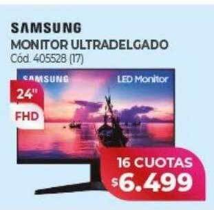 Naldo Lombardi Samsung monitor ultradelgado oferta