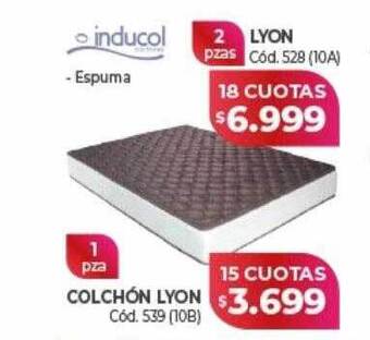 Naldo Lombardi Inducol colchón lyon oferta