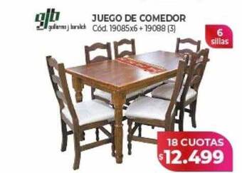 Naldo Lombardi Gjb juego de comedor oferta