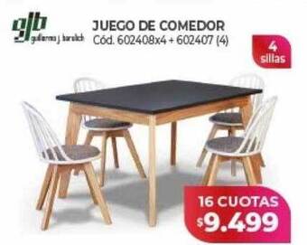 Naldo Lombardi Juego de comedor gjb oferta