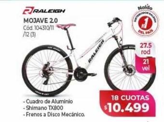 Naldo Lombardi Raleigh mojave 2.0 oferta
