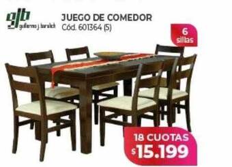 Naldo Lombardi Juego de comedor gjb oferta