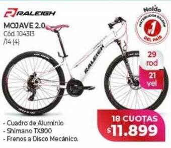 Naldo Lombardi Raleigh mojave 2.0 oferta