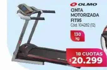 Naldo Lombardi Olmo cinta motorizada fit95 oferta