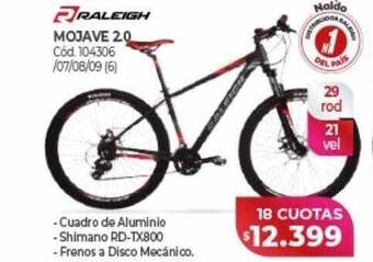 Naldo Lombardi Raleigh mojave 2.0 oferta