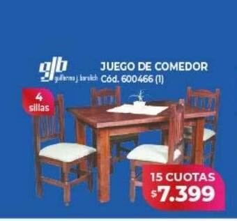 Naldo Lombardi Juego de comedor gjb oferta