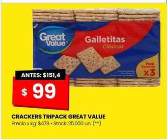 Changomas Cracker tripack great value oferta