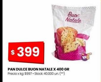 Changomas Pan dulce buon natale oferta