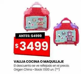 Changomas Valija cocina o maquillaje oferta