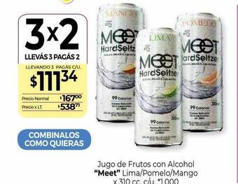 La Anonima Jugo de frutos con alcohol oferta