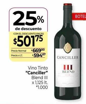 La Anonima Vino tinto oferta