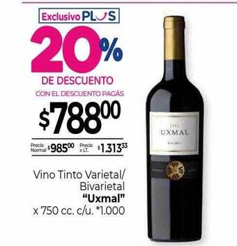 La Anonima Vino tinto varietal bivarietal oferta