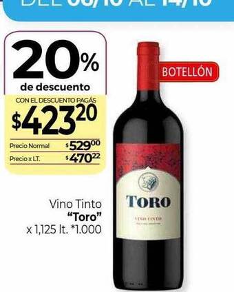 La Anonima Vino tinto oferta
