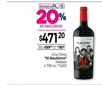 La Anonima Vino tinto oferta
